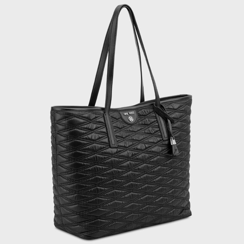 NINE WEST Quilted Black Tote Bag for Women - Image 2